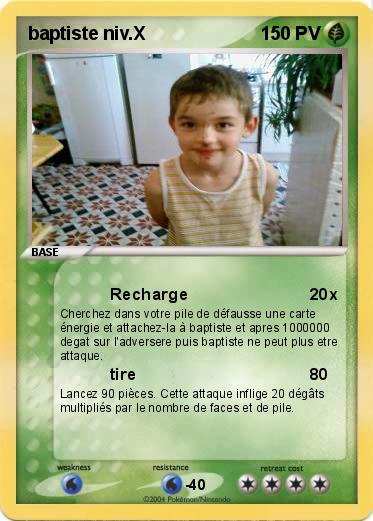 Pokemon baptiste niv.X
