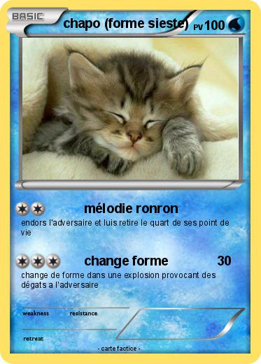 Pokemon chapo (forme sieste)