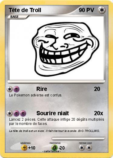 Pokemon Tête de Troll