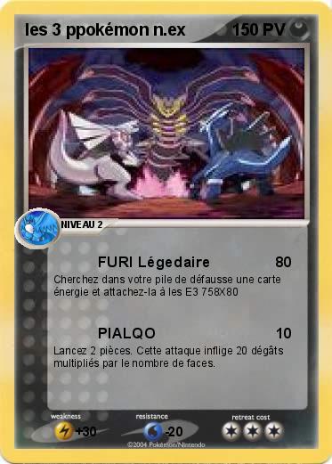 Pokemon les 3 ppokémon n.ex