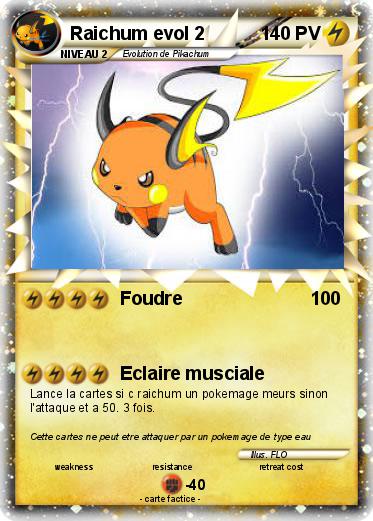 Pokemon Raichum evol 2