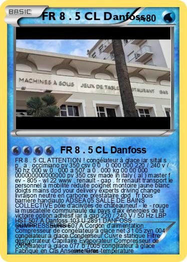 Pokemon FR 8 . 5 CL Danfoss