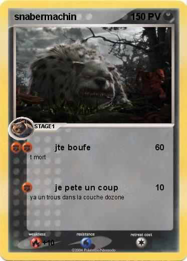 Pokemon snabermachin