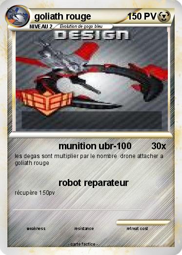 Pokemon goliath rouge