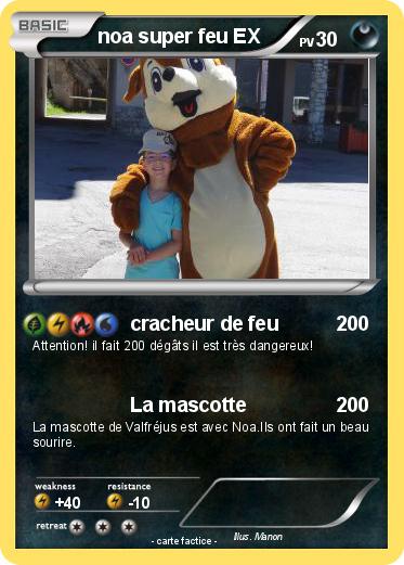 Pokemon noa super feu EX
