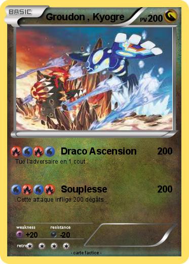 Pokemon Groudon , Kyogre