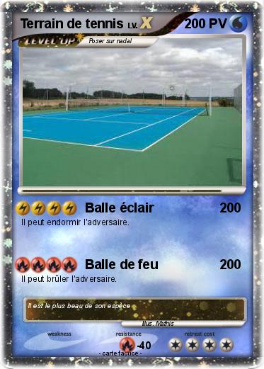 Pokemon Terrain de tennis