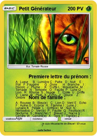 Pokemon Petit Générateur