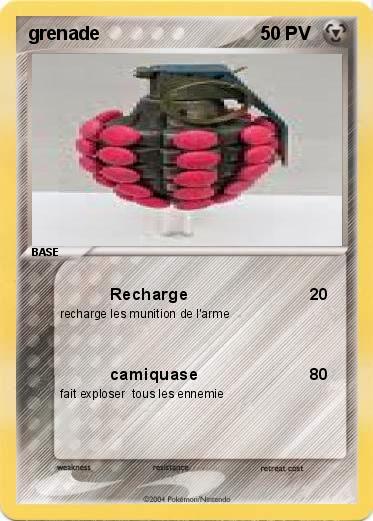 Pokemon grenade