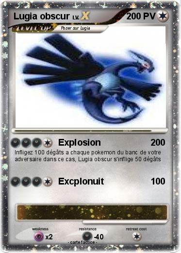 Pokemon Lugia obscur