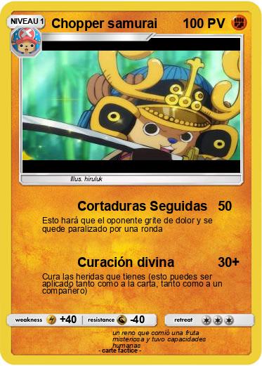Pokemon Chopper samurai