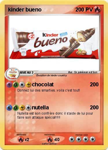 Pokemon kinder bueno