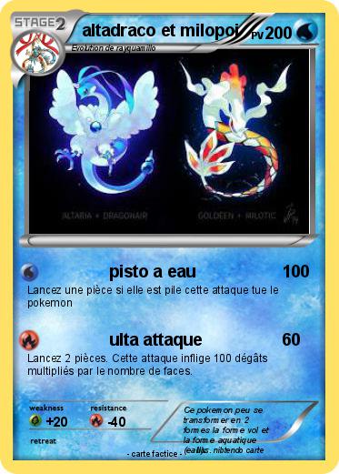Pokemon altadraco et milopoi