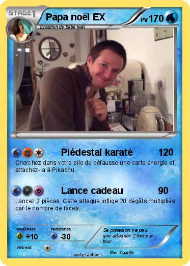 Pokemon Papa noël EX