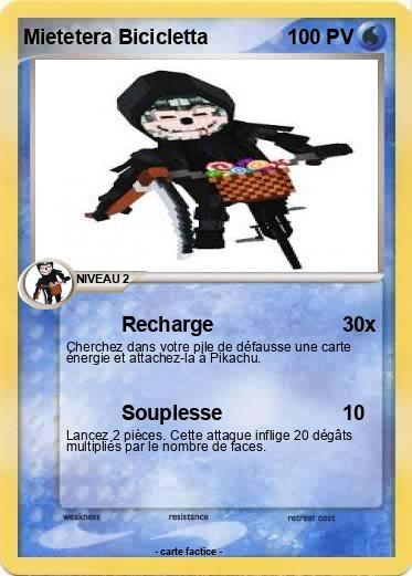Pokemon Mietetera Bicicletta