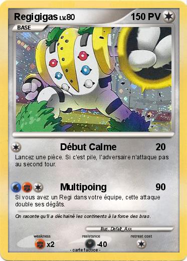 Pokemon Regigigas
