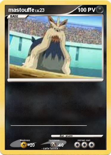Pokemon mastouffe