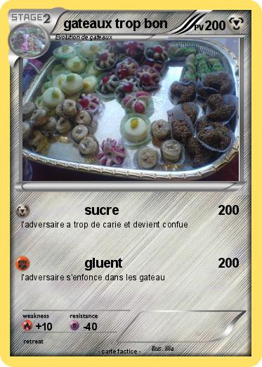 Pokemon gateaux trop bon