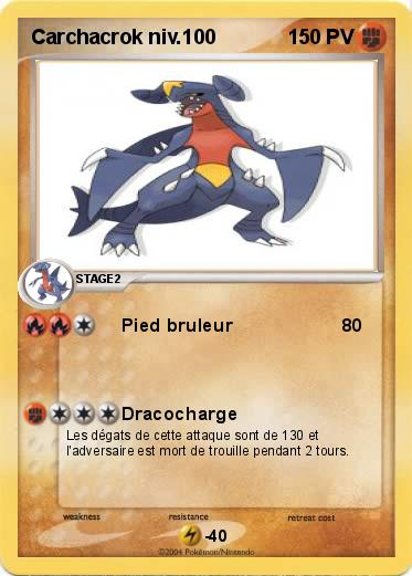 Pokemon Carchacrok niv.100