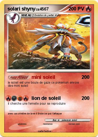 Pokemon solari shyny
