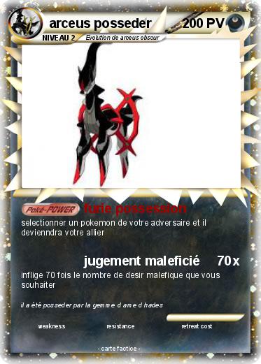 Pokemon arceus posseder