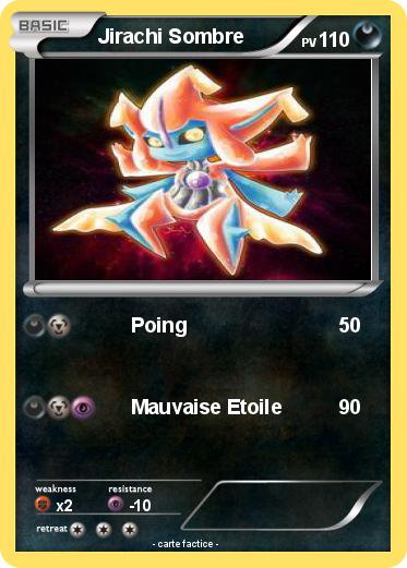 Pokemon Jirachi Sombre