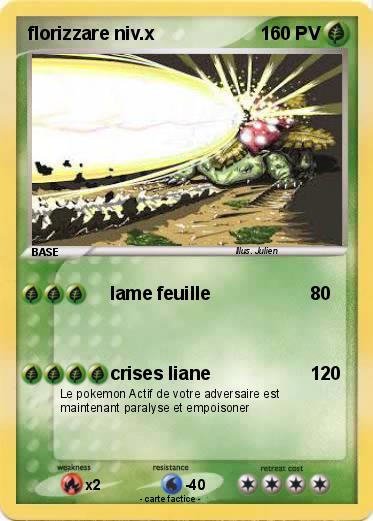 Pokemon florizzare niv.x