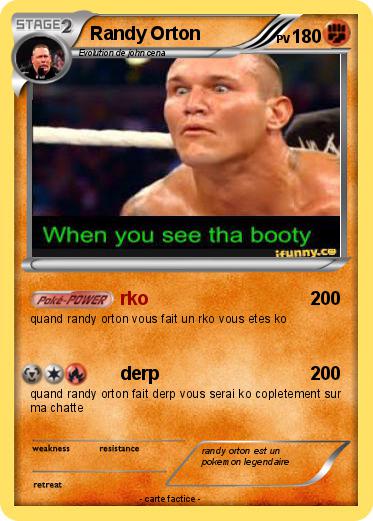 Pokemon Randy Orton
