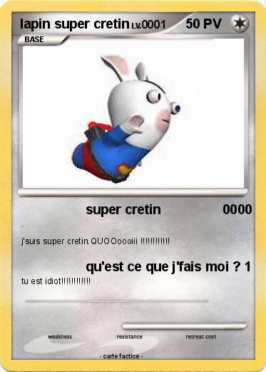 Pokemon lapin super cretin