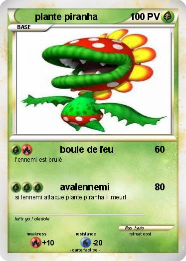 Pokemon plante piranha