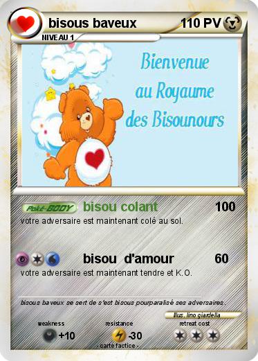 Pokemon bisous baveux