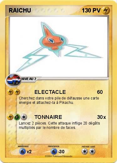 Pokemon RAICHU