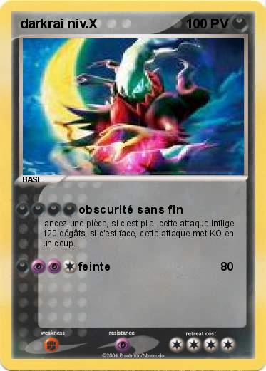 Pokemon darkrai niv.X
