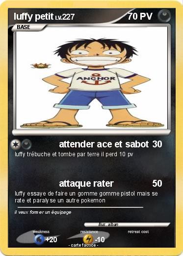 Pokemon luffy petit