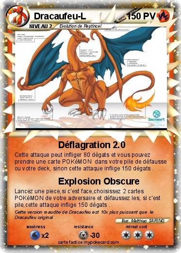 Pokemon Dracaufeu-L