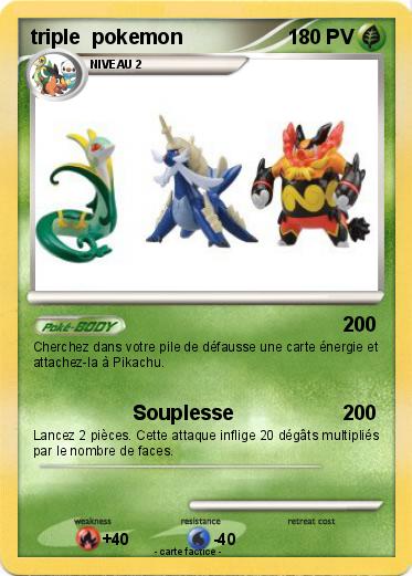 Pokemon triple  pokemon