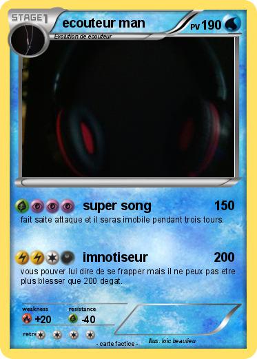 Pokemon ecouteur man
