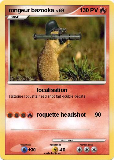 Pokemon rongeur bazooka
