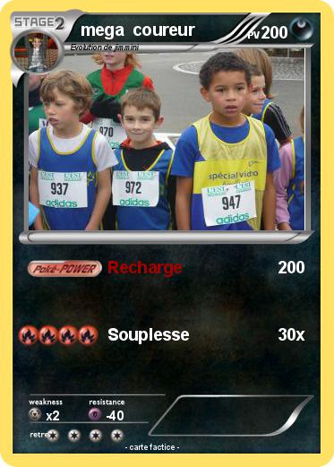 Pokemon mega  coureur