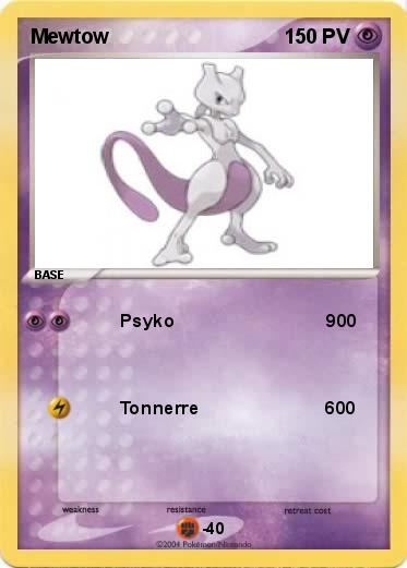 Pokemon Mewtow                            