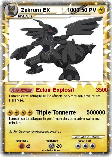 Pokemon Zekrom EX           1000