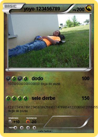 Pokemon yoyo 123456789