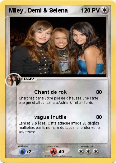 Pokemon Miley , Demi & Selena