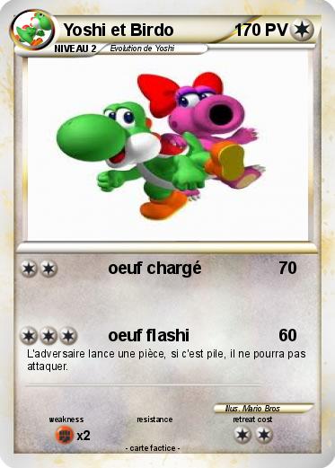 Pokemon Yoshi et Birdo