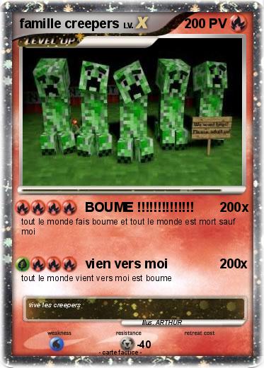 Pokemon famille creepers