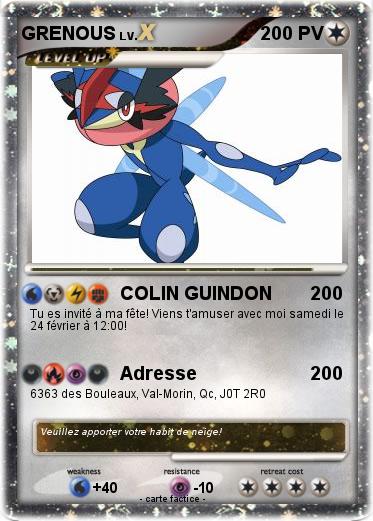Pokemon GRENOUS