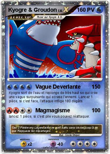 Pokemon Kyogre & Groudon