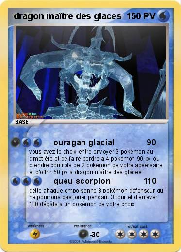 Pokemon dragon maître des glaces