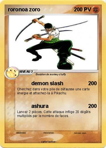 Pokemon roronoa zoro