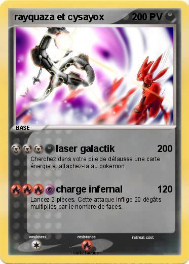 Pokemon rayquaza et cysayox